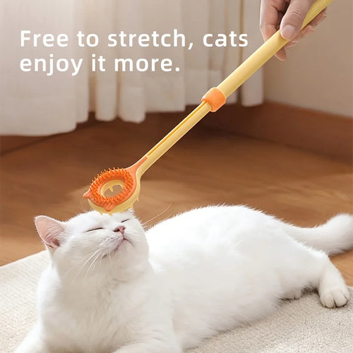 2-in-1 Cat Tickler and Massager Wand