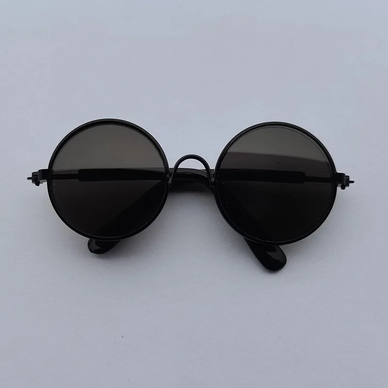 Round Pet Sunglasses - Black