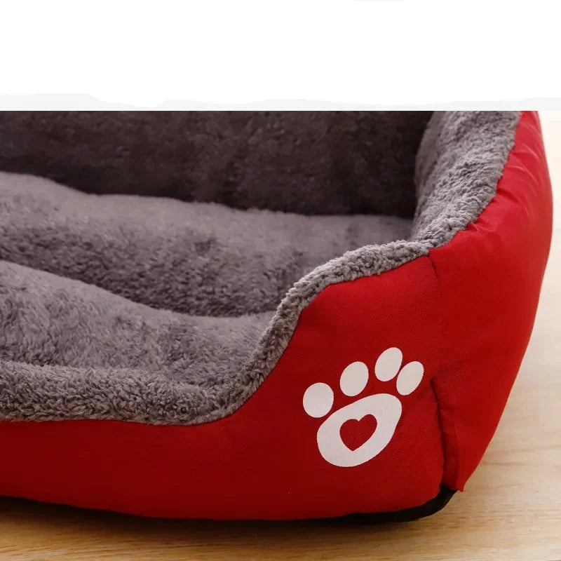 Square Dog Bed with Raised Sides