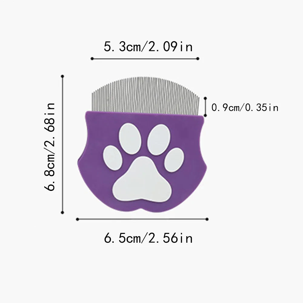 Mini Paw Face and Flea Comb