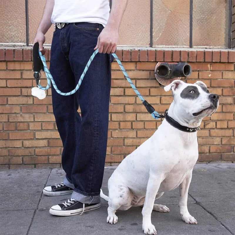 Reinforced Rope Dog Lead with Soft Handle