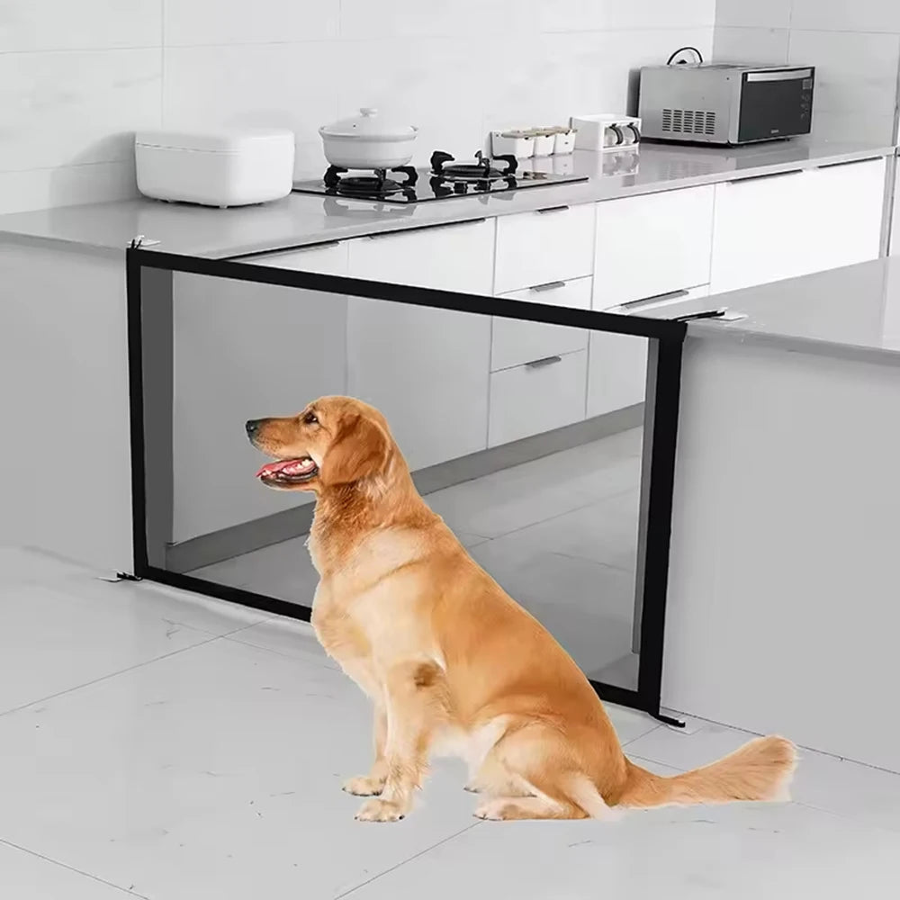Folding Mesh Pet Gate, Size M