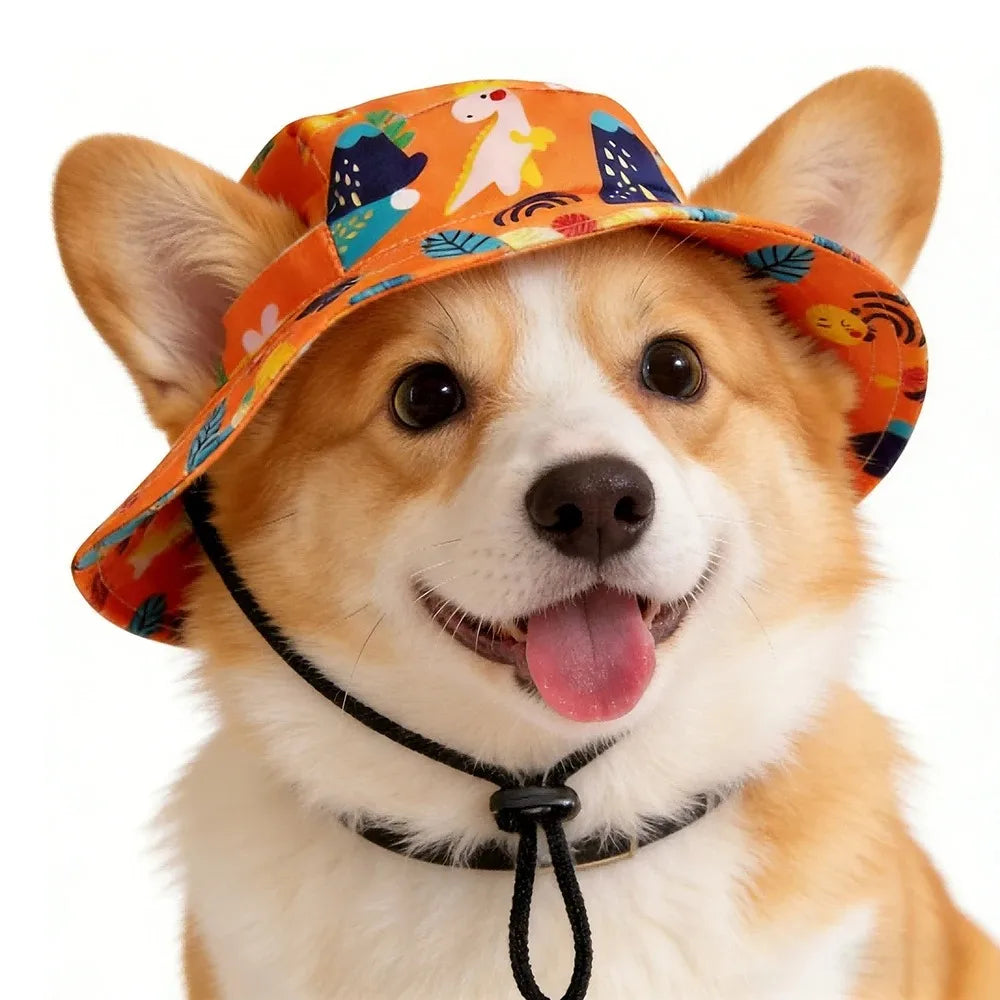 Pet Bucket Hat with Ear Holes