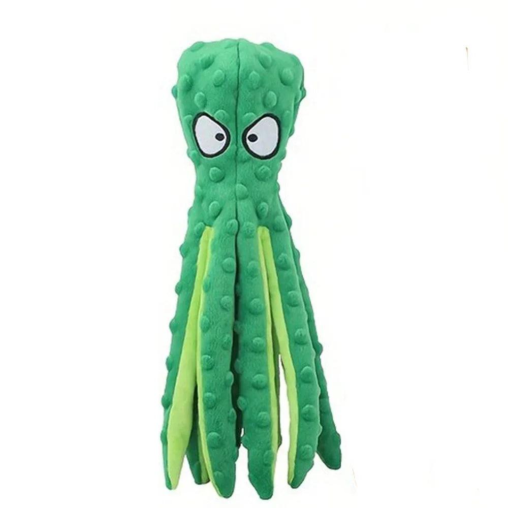 No-Stuffing Octopus Dog Toy