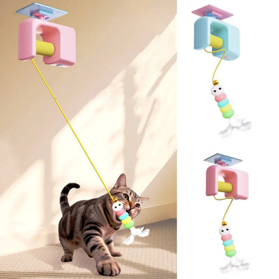 Hanging Door Flying Bird Cat Toy, Rechargeable