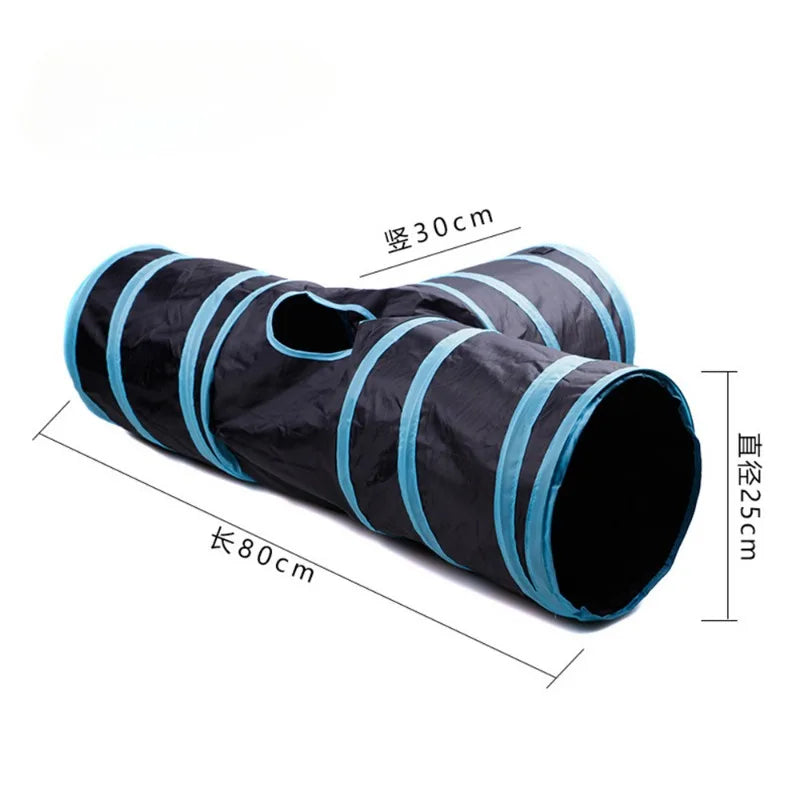 Pop-Up Cat Tunnel, Many Shapes - T-shape