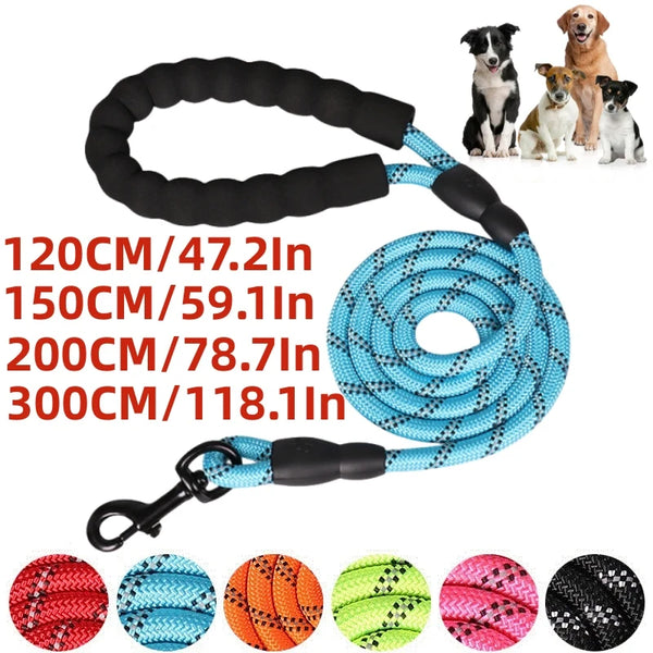 Reinforced Rope Dog Lead with Soft Handle