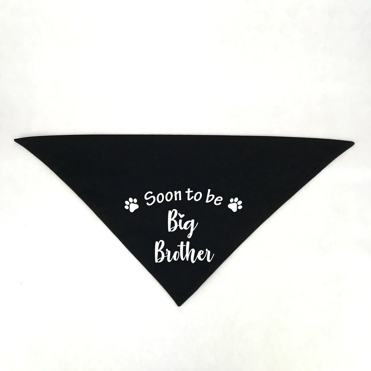 Big Sister or Big Brother Dog Bandana - Big Bro, black