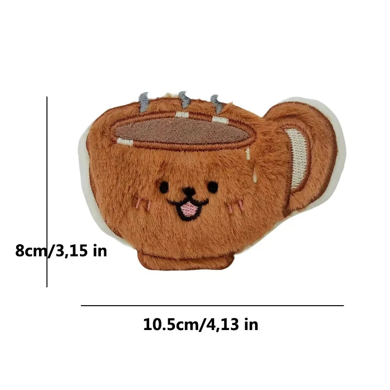 Squeaky Plush Cake and Coffee Cup Dog Toy - Coffee cup