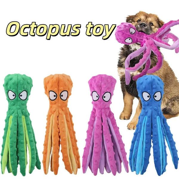 No-Stuffing Octopus Dog Toy