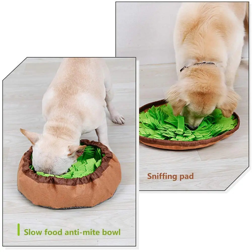 Round Snuffle Mat for Dogs