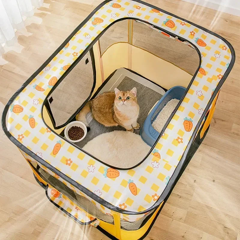 Pop-Up Pet Playpen House