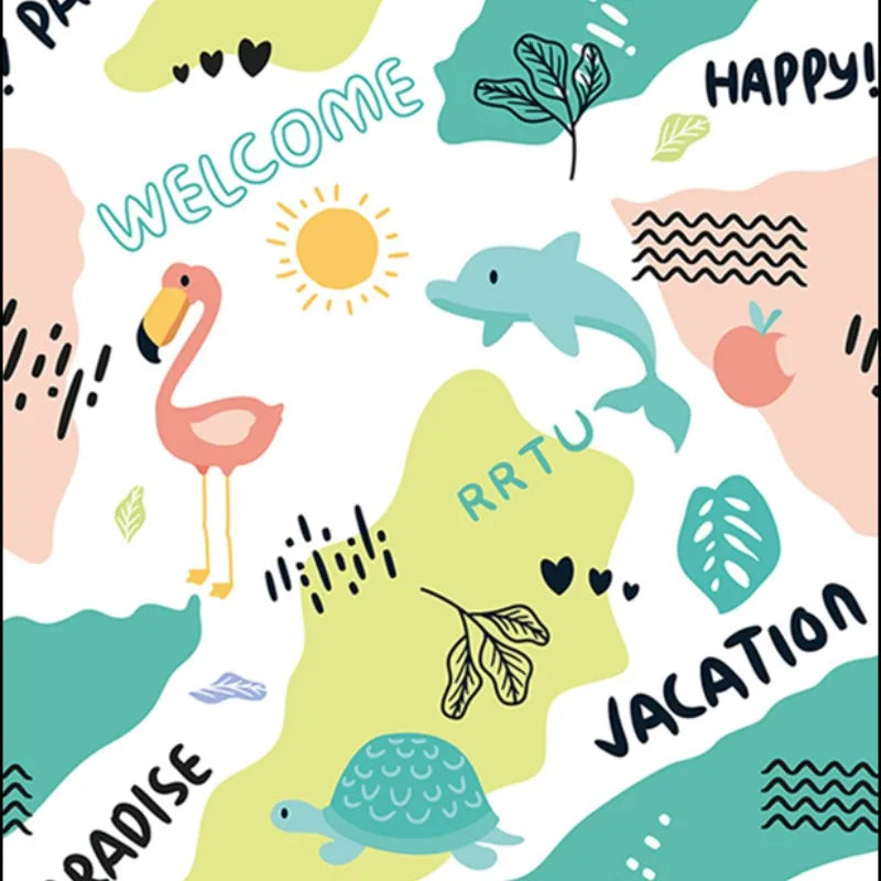Cat Grooming Wrap Blanket - Beach holiday / 35 x 35 cm