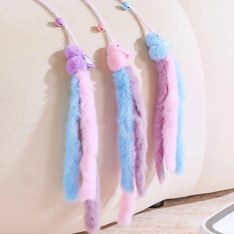 Fluffy Tassel Cat Wand