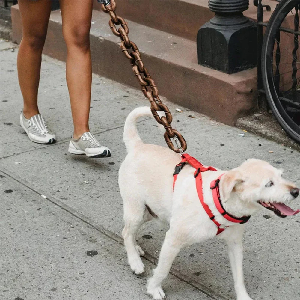 Novelty Chain-Look Dog Lead, 1.5 m