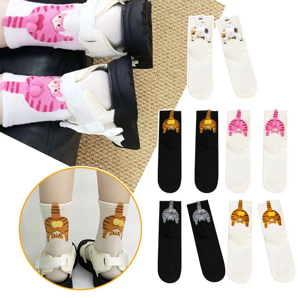 Peeking Cat Socks