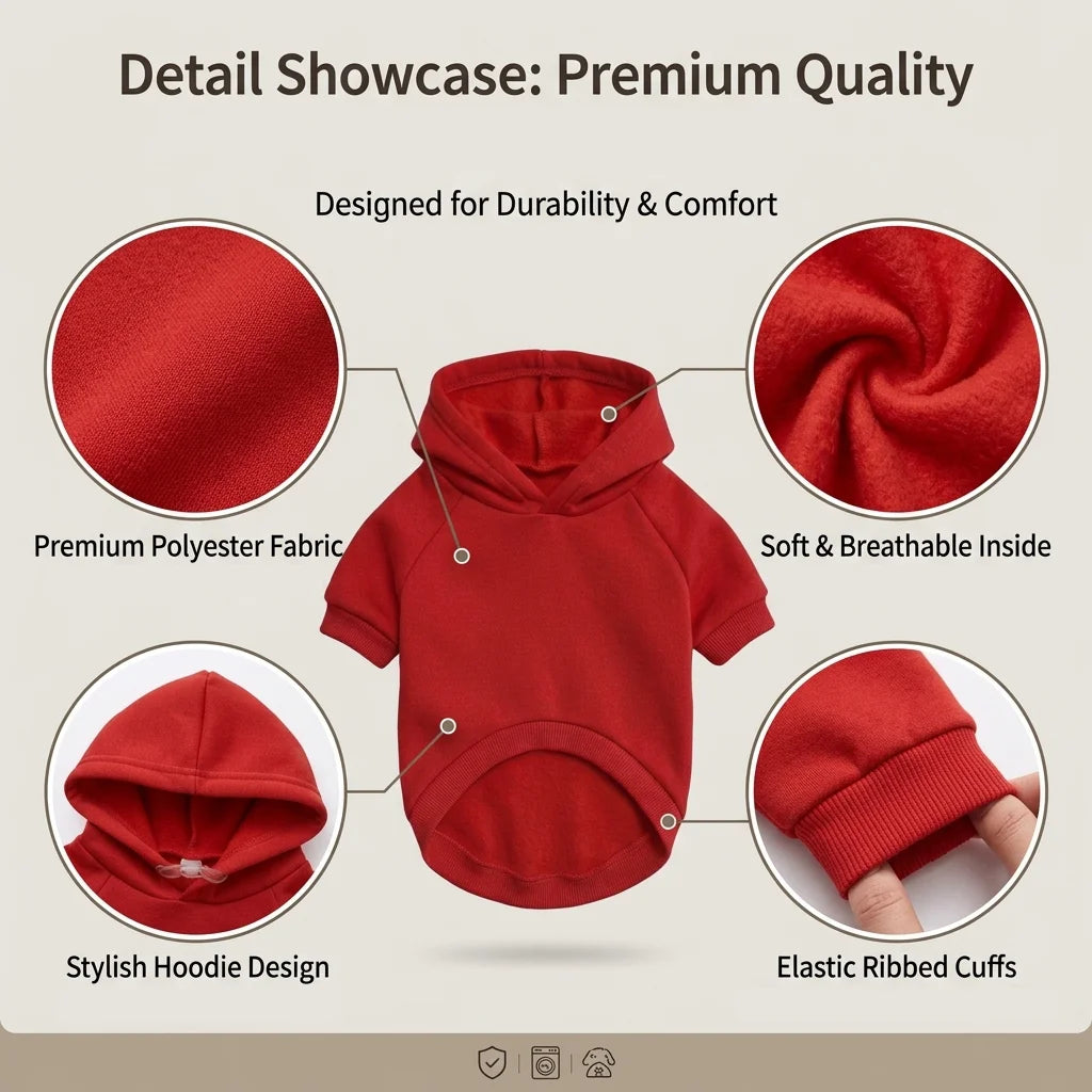 Warm Hoodie for Large Dogs