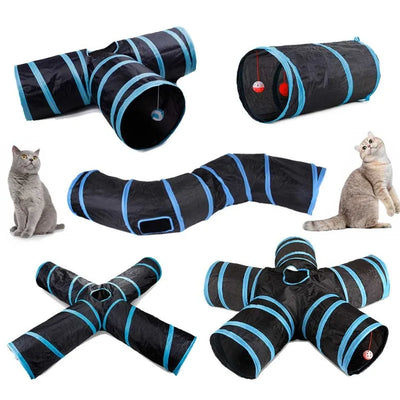 Pop-Up Cat Tunnel, Many Shapes
