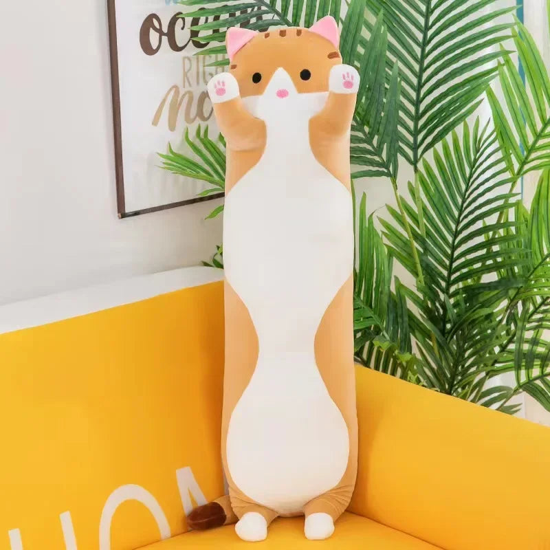 Long Cat Plush Pillow