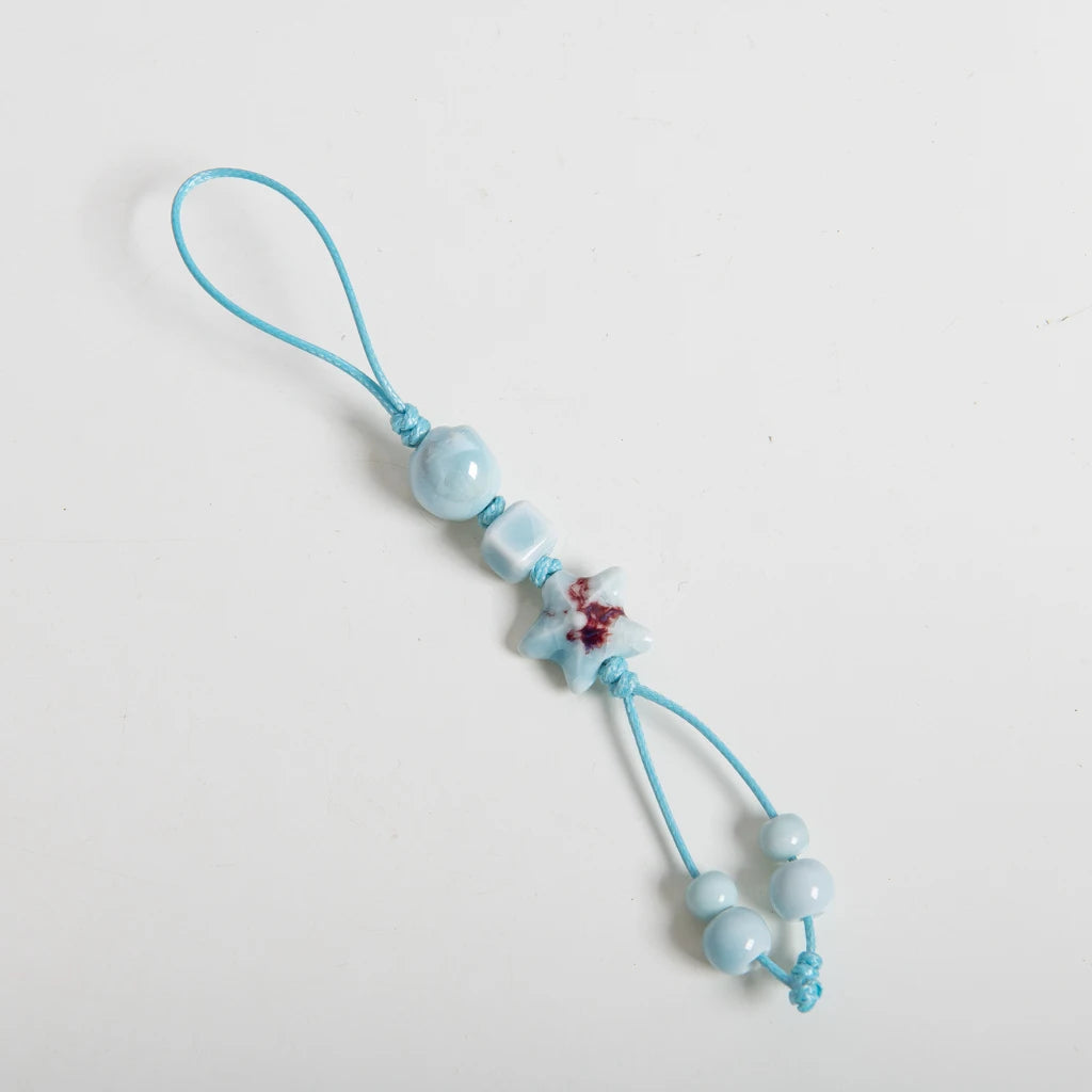Ceramic Star Cat Paw Charm