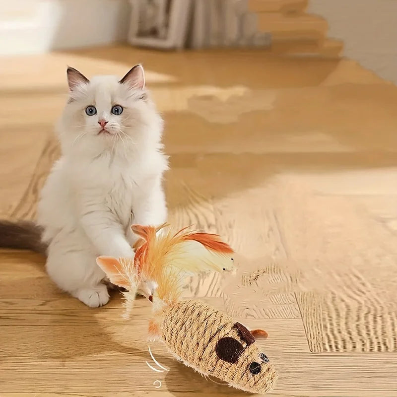 Sisal Mouse Cat Toy