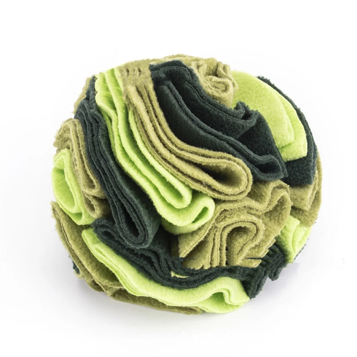 Snuffle Ball Treat Puzzle - Green and grey / 15 cm