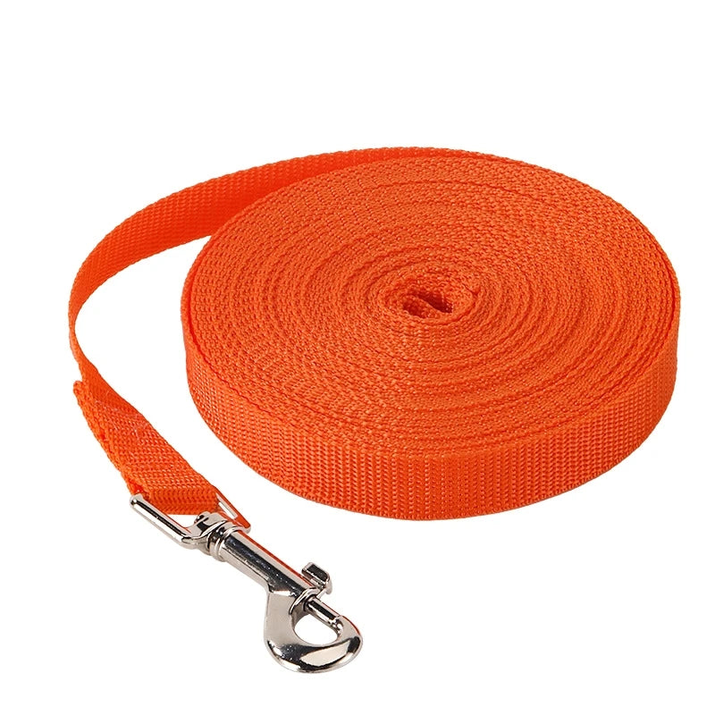 Long Training Dog Lead, 1.5 to 30 m - Orange / 3 m(10ft)