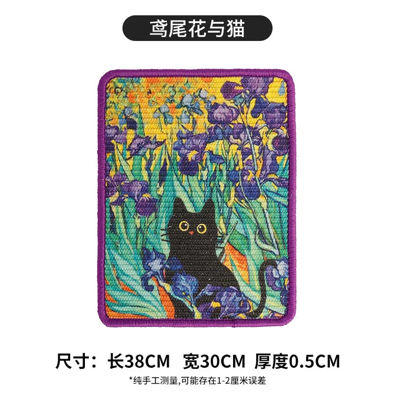 Art Print Wall Scratching Pad - Irises