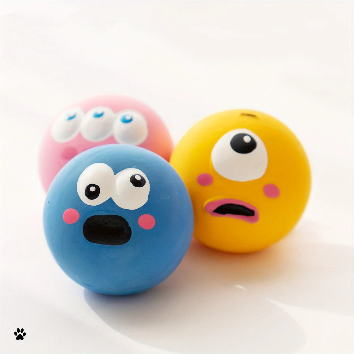 Squeaky Latex Eyeball Ball for Dogs