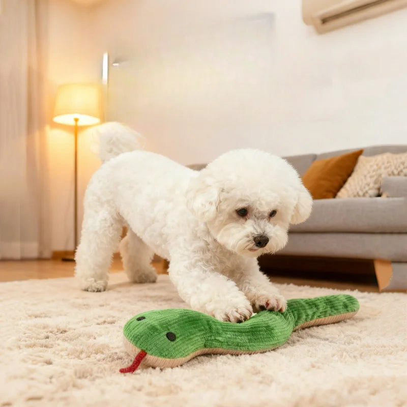 Plush Snake Chew Toy