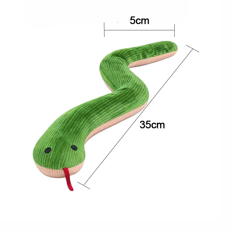 Crinkle Snake Kick Toy for Cats and Dogs