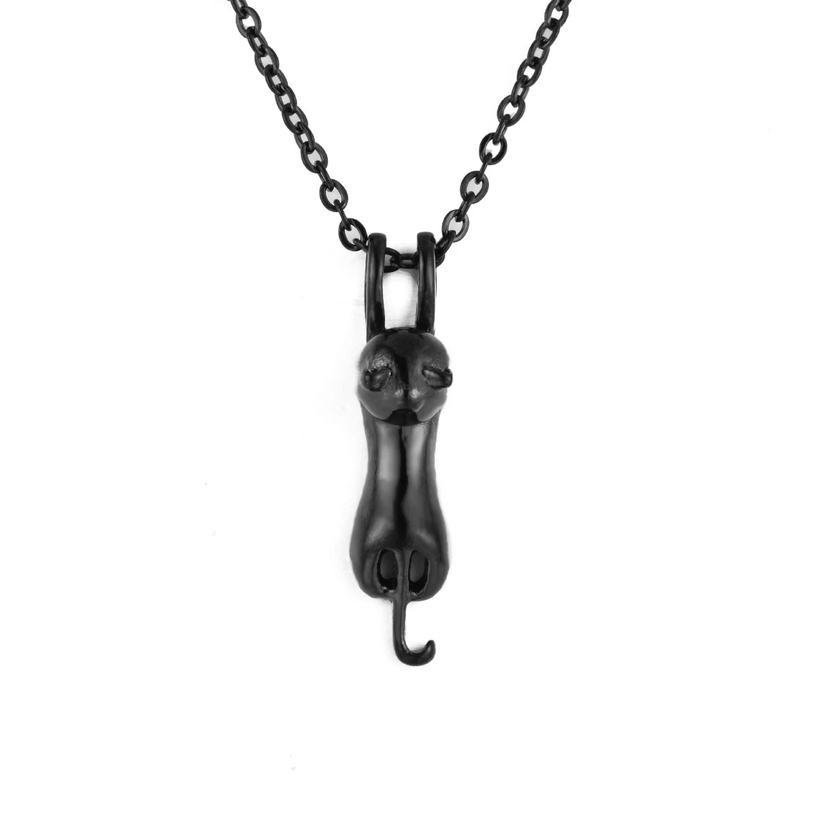 Black Cat Keepsake Urn Pendant