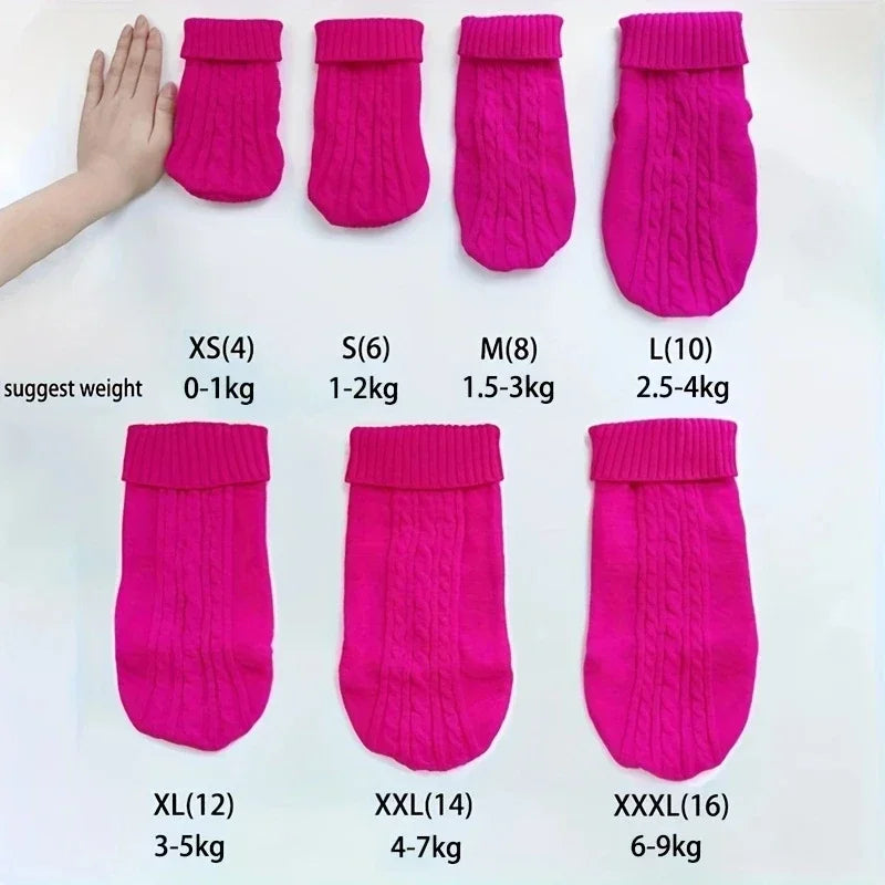 Knitted Dog Jumper for Small Dogs