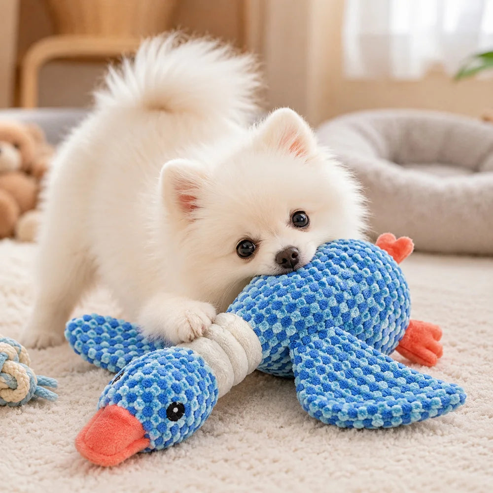 Squeaky Plush Animal Dog Toys