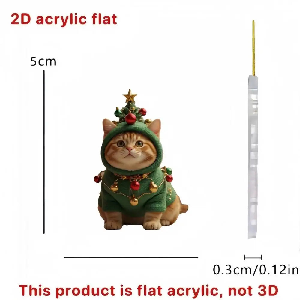 Hanging Cat Ornament