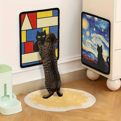 Wall-Mounted Sisal Cat Scratching Board