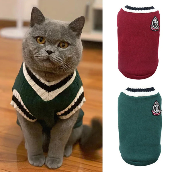 Varsity Knit Jumper for Cats and Small Dogs
