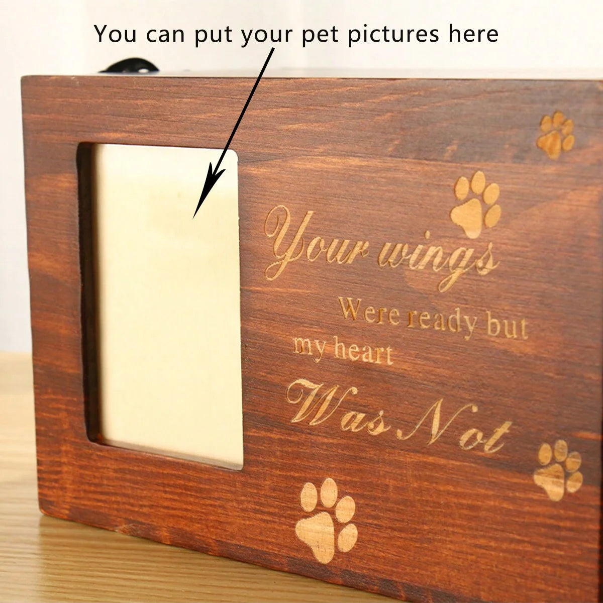Solid Wood Pet Urn