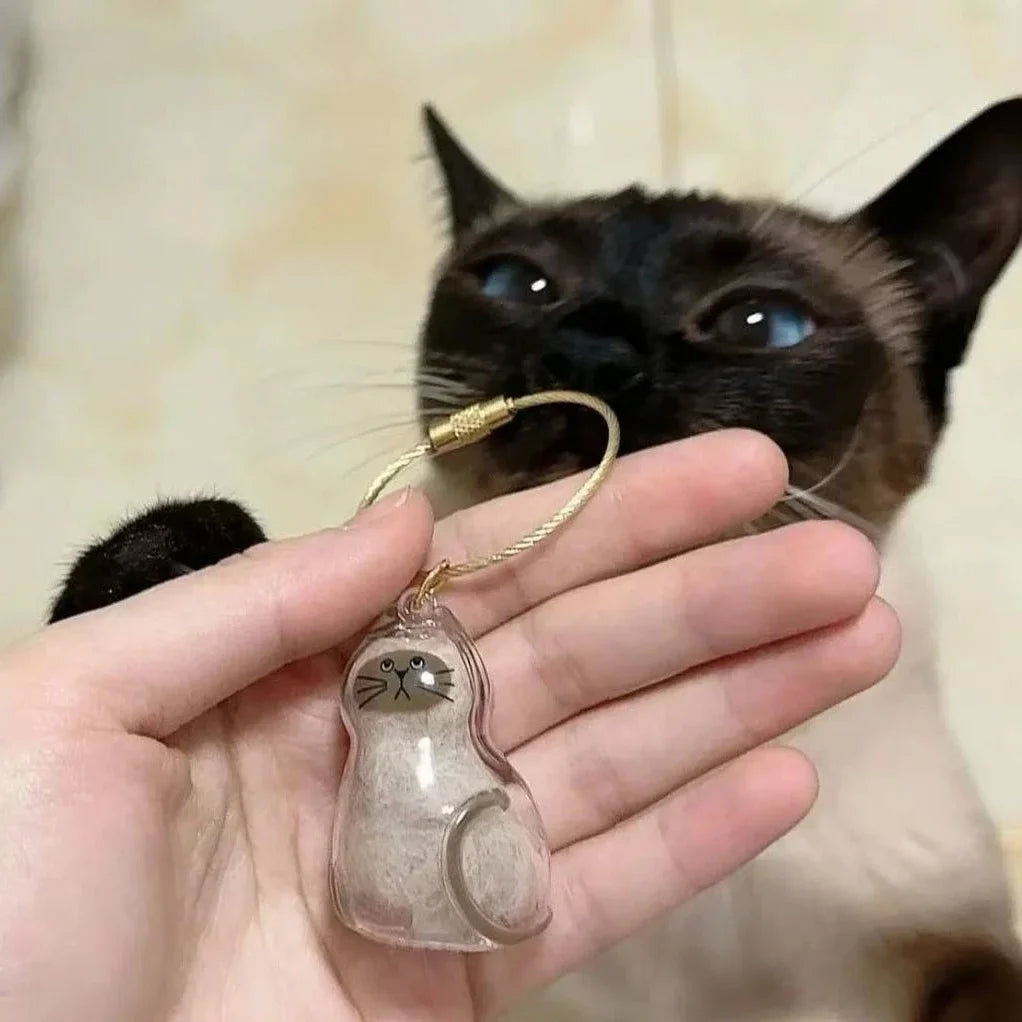 Hanging Resin Fur Keepsake Charm
