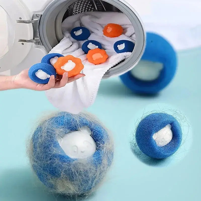 Laundry Pet Hair Catcher Balls, Pack of 5