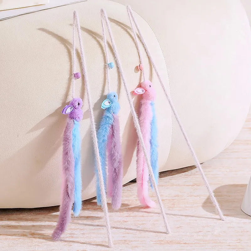 Fluffy Tassel Cat Wand