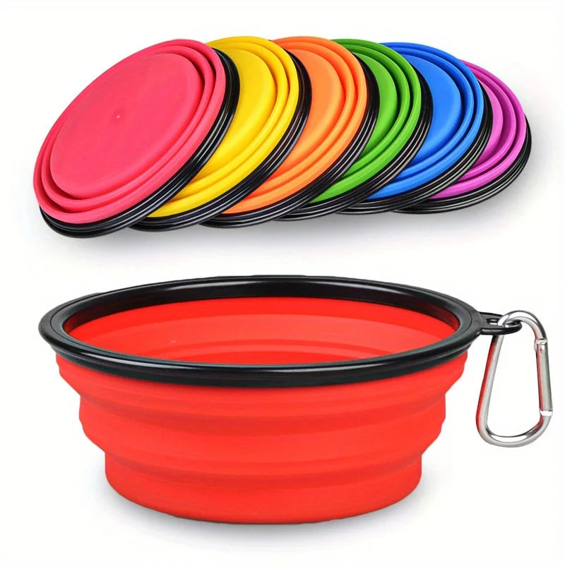 Collapsible Silicone Dog Travel Bowl
