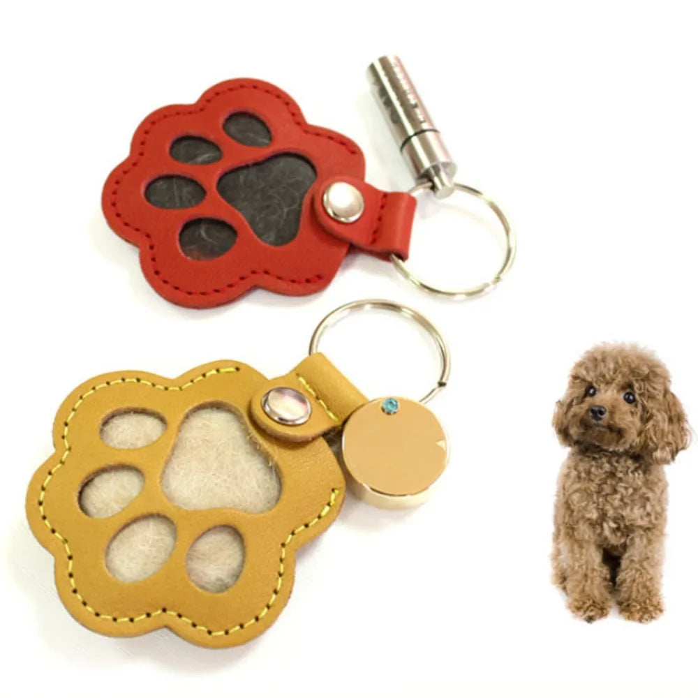 Cat Claw Fur Keepsake Pouch Keyring