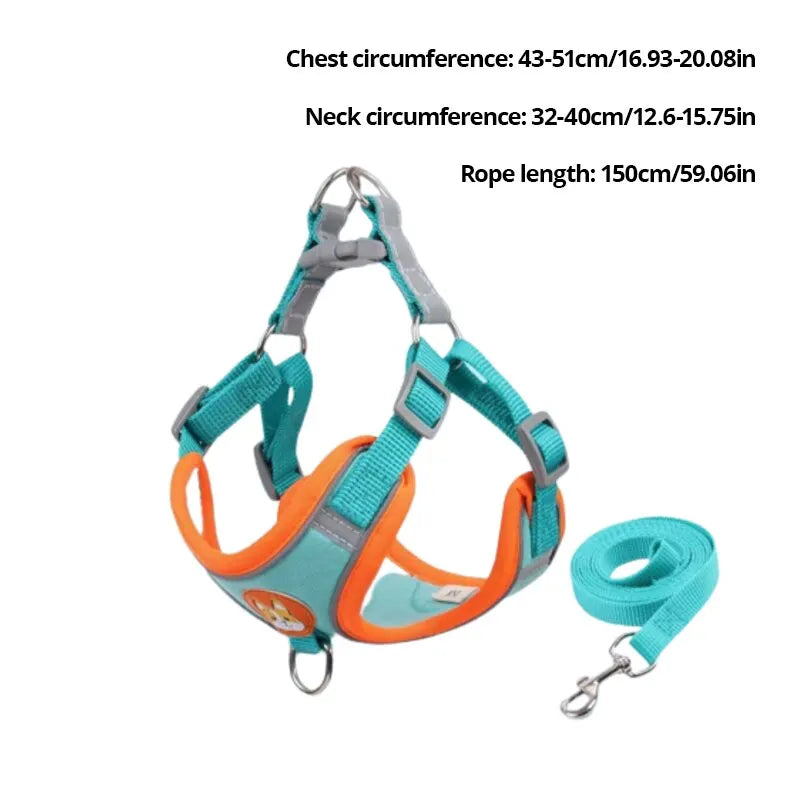 Reflective No-Pull Dog Harness and Lead