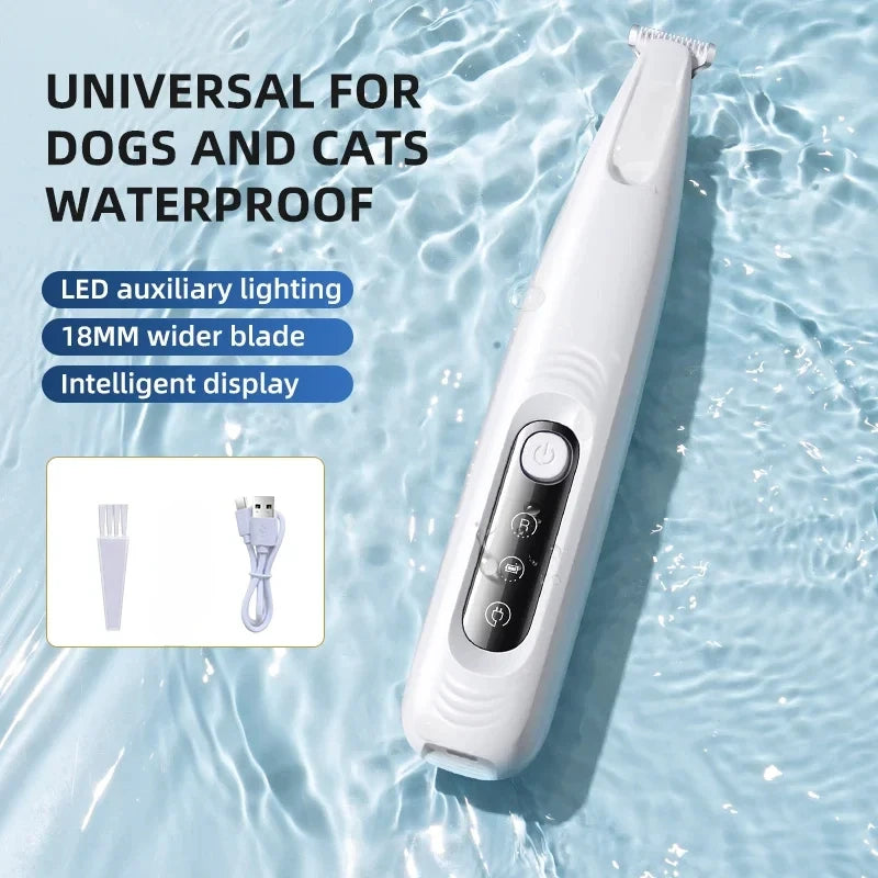 Rechargeable Paw Trimmer with LED Light