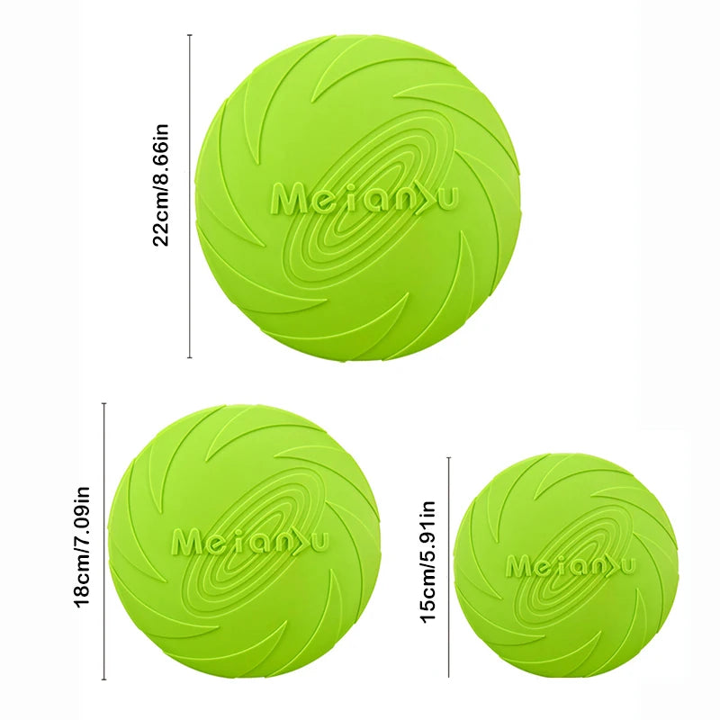 Soft Rubber Flying Disc for Dogs