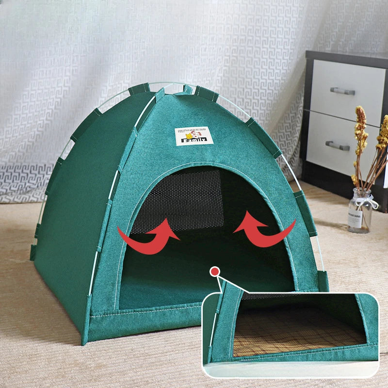 Foldable Pet Tent Bed