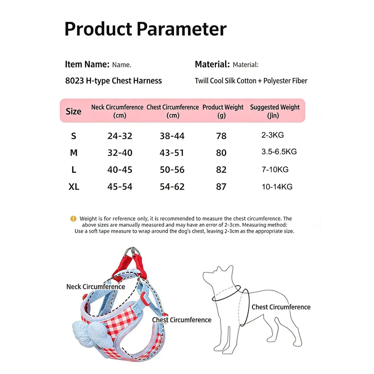 Check Harness and Lead Set with Bow