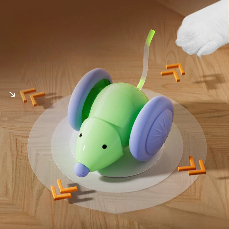 Electric Mouse Car Cat Toy, Rechargeable