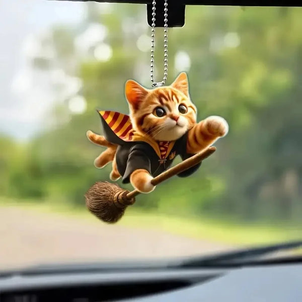 Hanging Cat Ornament